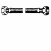 Produktbild: Silikon Flexschläuche Überwurf 3/8" IG 3/8" IG 200 mm