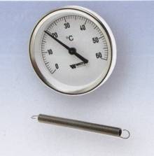 Produktbild: Bimetall-Anlegethermometer TAB 63/60  0-60°  Ø 63 mm