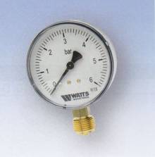 Produktbild: WATTS RF-Manometer 50 radial MDR 50  1/4" 0 - 16 bar