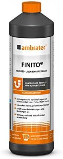 Produktbild: Ambratec Finito Aktiv-Verstopfungslöser 1l Flasche