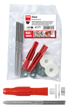 Produktbild: Blitz-Montagesatz für Waschtisch, M 10/140