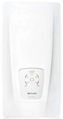 Produktbild: CLAGE Durchlauferhitzer DCX13 Next elektr.,11 o. 13,5 kW, 400 V,Festanschl.