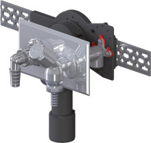 Produktbild: DALLMER Wandeinbau-Waschgeräte-Siphon 406, DN 40/ DN 50