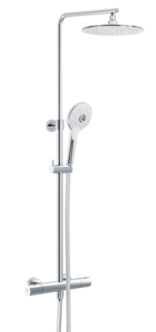 Produktbild: DIANA L200 Duschsystem rund m DIANA KB 240 mm u Feinr. HB 3-str. VC