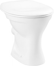 Produktbild: DIANA O100 Stand-Flachspül-WC Abgang universal waagrecht, weiß