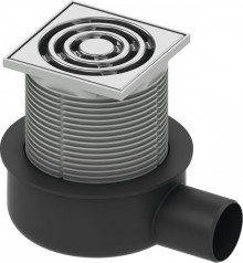 Produktbild: DITECH Ablaufset superflach Höhe 66 mm waagerecht, DN50