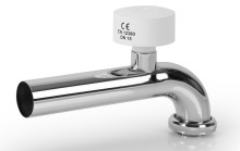 Produktbild: DURGO Lüftungsventil DN15 f. Ablaufrohre Messing, 1/2" IG, mit Abgangsbogen 90°