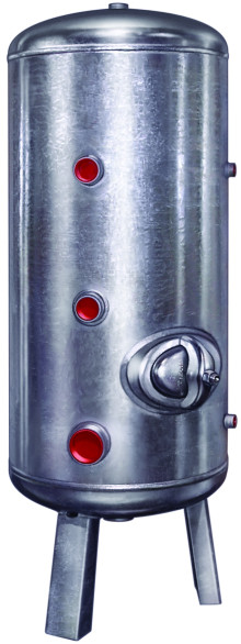 Produktbild: Druckkessel DIN 4810 a.Schmiedeeis.verz. stehend, 150 Liter, 6 bar