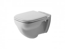 Produktbild: Duravit D-CODE Wand-Flachsp&uuml;l-WC 355 x 540 mm, 6,0 Liter, wei&szlig;