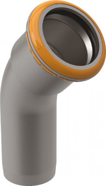 Produktbild: GEBERIT 40702  MAPRESS Edelstahl Therm Bogen 45° d 15 mm, mit Einschubende