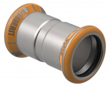 Produktbild: GEBERIT 44002 MAPRESS Edelstahl Therm Muffen   d  15 mm