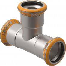 Produktbild: GEBERIT 43002 MAPRESS Edelstahl Therm T-Stück d 15 x 15 x 15 