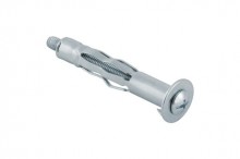 Produktbild: GEBERIT Metallhohlraumdübel, Schraube M6 für Beplankungsstärke 18-25 mm, verzinkt 50 Stück