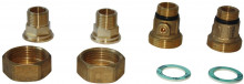 Produktbild: GRUNDFOS Zubehör für Zirkulationspumpen Anschlussgarnitur R1/2"x15mm / R1/2"AG