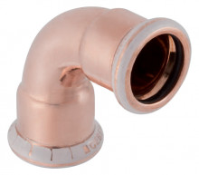 Produktbild: Geberit MAPRESS 60102 Kupfer Bogen 90° 15 mm I/I  