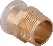 Produktbild: Geberit MAPRESS 61702 Kupfer/Rotguss Übergang 15 mm x 3/8 AG