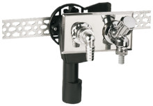 Produktbild: HAAS UP-Waschger&auml;te-Siphon mit Absp-Vent., Bel., R&uuml;ckfl-Verh.,chrom 