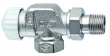 Produktbild: HEIMEIER Thermostatventil V-exact II Axial 1/2" Kvs 0.86 RG-vernickelt