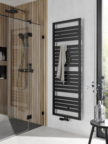 Produktbild: HSK Design Badheizkörper IMAGE B 600 x H 1200 - Graphit-Schwarz