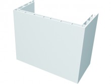 Produktbild: HZ-Steigstrangprofil STP-U, 3 Meter Nr. 780, 50-100 mm, weiß