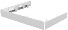 Produktbild: HZ-Stoßverbinder für Steigstrangprofile Nr. 6030, weiß, 2-tlg., für L-/U-Profile