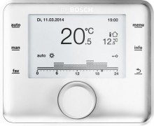 Produktbild: JUNKERS BOSCH Aussentemperaturgef. Regler CW400 für bis 4 Heizkreise und 2 WW-Ladekreise