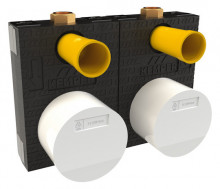 Produktbild: KEMPER Absp-WZ-Montageblock Rg 120 DUO 3/4", Multi-Wasserzählergehäuse G2