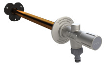 Produktbild: KEMPER Frosti NEU Au&szlig;enarmatur, Rotguss 1/2",Fig.578 00, Bediengriff, 150-415 mm