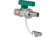 Produktbild: KFE-Trinkwasser Kugelhahn  DVGW zertifiziert, DN15(1/2") selbstdicht. Durchgang,  