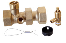 Produktbild: Kappenventil mit Entleerung für Ausdehnungsgefäße 1"