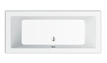 Produktbild: repaBAD LIVORNO Rechteck Badewanne 160x70x42 cm Weiss