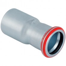 Produktbild: GEBERIT MAPRESS C-Stahl Reduzierstück 42 x 22 mm, mit Einschubende, verzinkt 22316