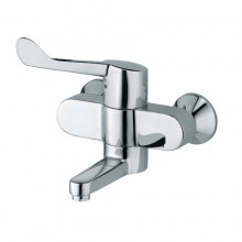 Produktbild: MEDI-CARE Wand-Waschtischmischer m. Klinik-Armhebel, Ausl. 180 mm, chrom