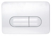 Produktbild: MEPAspace Betätigungsplatte B21 2-Mengen-Spülung, weiß Art-Nr. 02233010WE