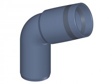 Produktbild: Poloplast 102103 POLO-KAL XS Bogen PKXB 67,5&deg; DN 32 