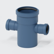 Produktbild: Poloplast POLO-KAL NG Doppelabzweig PKDA 87,5/180&deg; DN 110 /50  