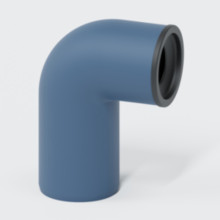 Produktbild: Poloplast POLO-KAL NG Siphonanschlussknie PKSW DN 50 x 1 1/4", mit Steckdichtung 