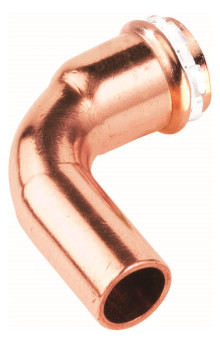 Produktbild: Press-Fitting Bogen 15 mm 90° IG/AG Solar