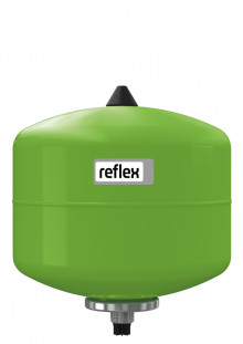Produktbild: REFLEX Membran-Druckausdehnungsgefäß Refix DD 12 Liter , grün, 10 bar 