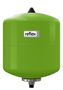 Produktbild: REFLEX Membran-Druckausdehnungsgefäß Refix DD 25Liter , grün, 10 bar 