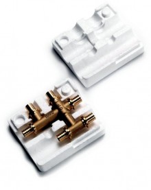 Produktbild: REHAU Kreuzungsfitting f. Uni-Rohr  Rautitan stabil/flex, 16 x 16 x 16 mm 