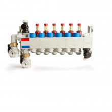 Produktbild: REHAU RAUTHERM SPEED Verteiler HKV-D Polymer 4 Kreise, Konnektor 16