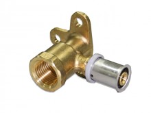 Produktbild: ROTH Wandscheibe 17 mm x 1/2" IG, inkl. Pressh&uuml;lse 