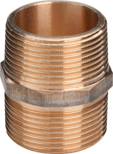 Produktbild: Rotguss-Doppelnippel 1/2"  Nr.3280