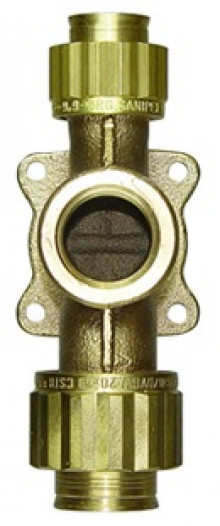 Produktbild: SANIPEX T-St&uuml;ck mit Flansch aus Rotguss 16mm &auml;.D.x R1/2 x16 mm &auml;.D., 5536.710