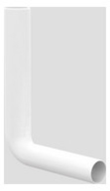 Produktbild: SANIT Spülbogen D = 50 x 44 mm  weiß (h) 280 x (l) 210 mm  02.172.01..0000