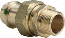 Produktbild: SANPRESS Verschraubung Rotguss 2265 22 mm x 1/2" AG flachdichtend