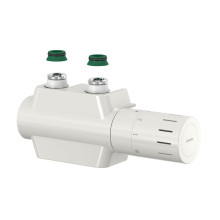 Produktbild: Simplex Design-Ventilhahnblock VARIODESIGN mit Th.-Kopf TC-D1 und Blende, wei&szlig; 