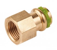 Produktbild: SudoPress Rotguss Übergangsmuffe VC270G 15 mm x 3/8" IG (V-Kontur)