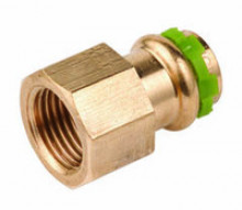 Produktbild: SudoPress Rotguss Übergangsmuffe VC270G 18 mm x 3/4" IG (V-Kontur)